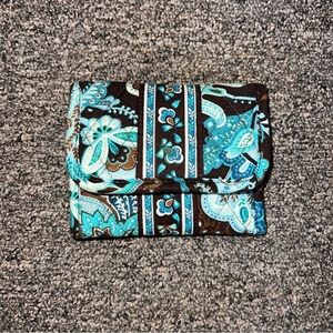Vera Bradley Java Blue Velcro Wallet
